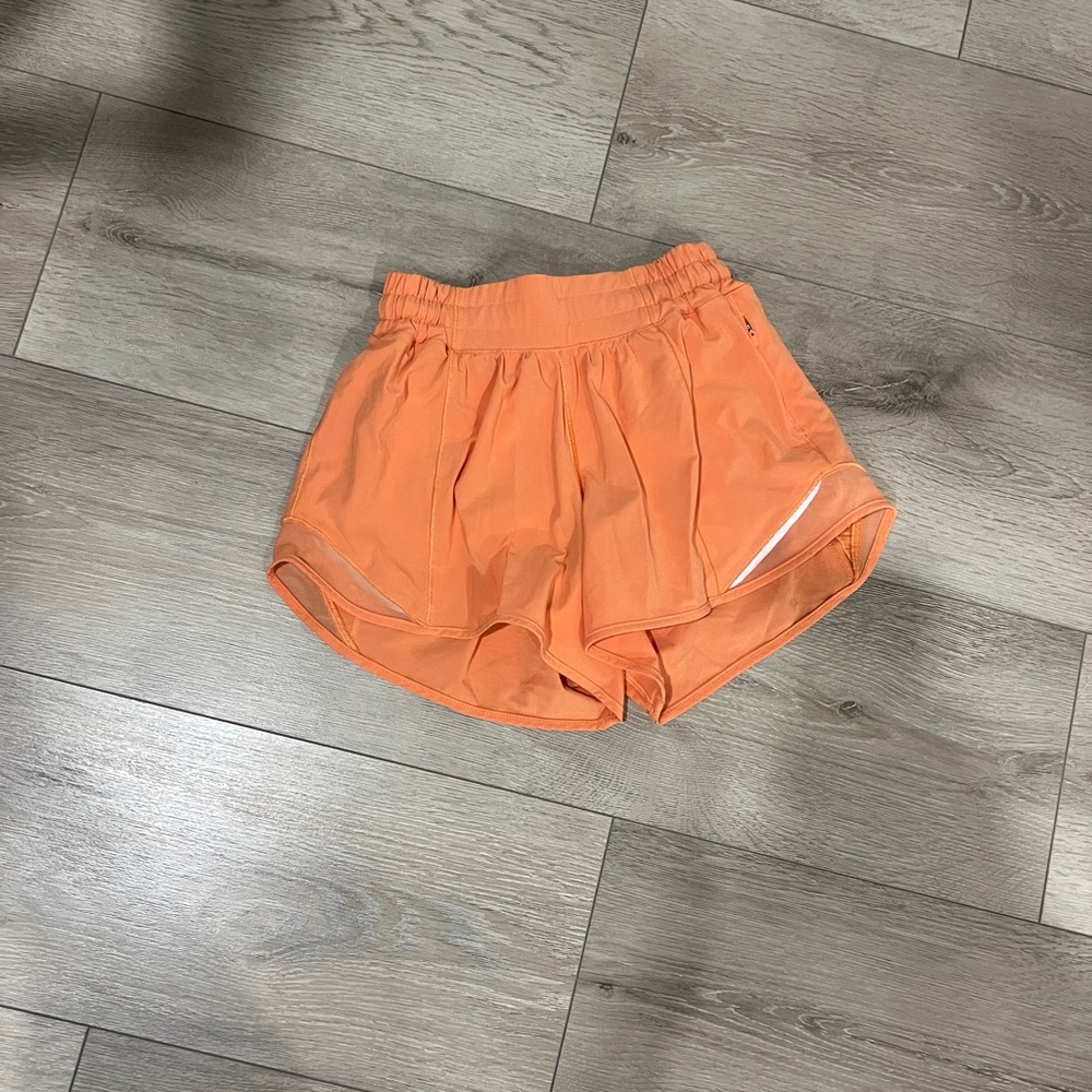 Lululemon Women's Hotty Hot Orange Shorts